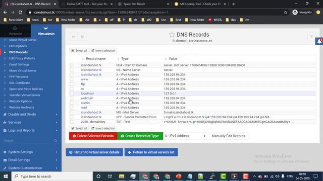 Mail Server With Webmin on Ubuntu | Adding SPF, DKIM, DMARC ,MX Record | Adding SPF Record смотреть онлайн