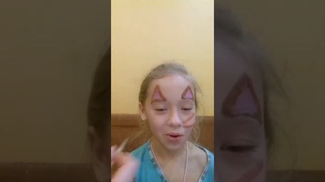 Как нарисовать кота на лице ??? смотреть онлайн