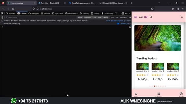 React e-commerce Project Full | 11 Hours | Sinhala | Part 01 | AUK Development смотреть онлайн