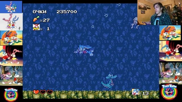 ПЕЩЕРА, КОТОРАЯ НЕ ДАЁТ ЗАСКУЧАТЬ В Tiny Toon Adventures SEGA/Тини Тун На Сеге - От Кирика#3 смотреть онлайн