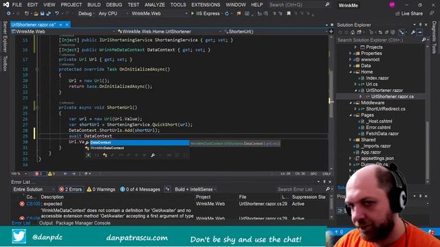 #AspNetCore - Developing an URL shortener - Part 3 смотреть онлайн