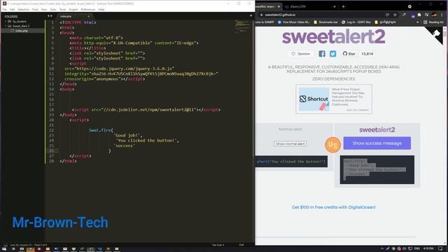 How to Install Sweetalert 2 смотреть онлайн