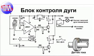 Блок  управления и контроля пилотной дуги плазмореза