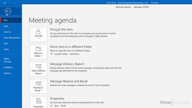 How to recall an email in Outlook смотреть онлайн