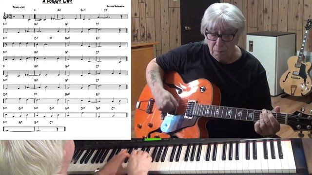 A Foggy Day - Jazz guitar & piano cover ( George Gershwin ) смотреть онлайн