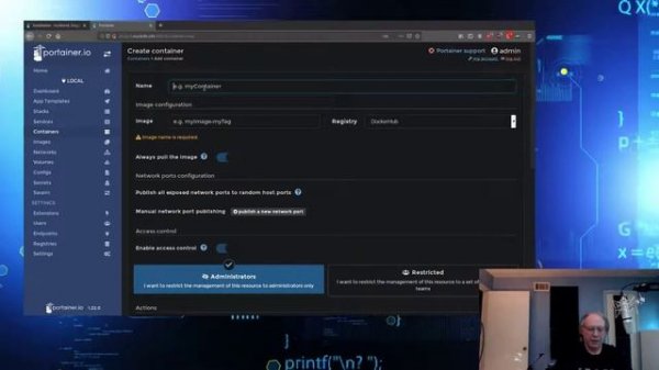 Install Portainer (Docker)