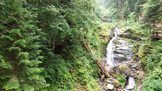 Канатная дорога "Эдельвейс" к Парку водопадов на реке Менделиха. смотреть онлайн