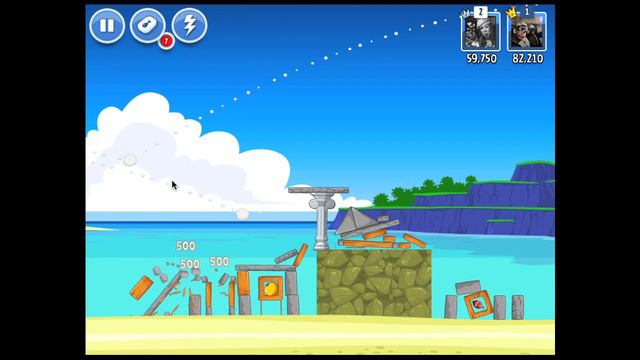 Angry Birds Facebook Surf And Turf Level 10 Walkthrough 3 Star смотреть онлайн