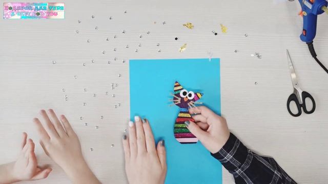 Аппликация "КОТЕНОК" из фетра своими руками смотреть онлайн