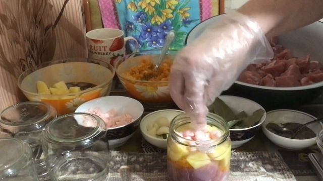 Вкуснейший картофель с мясом в автоклаве. смотреть онлайн