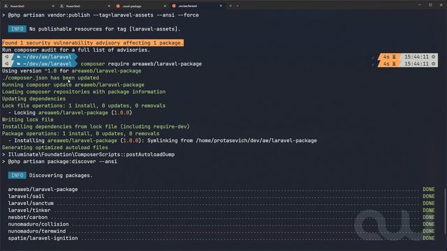 Разработка пакета под Laravel: Локальное тестирование смотреть онлайн