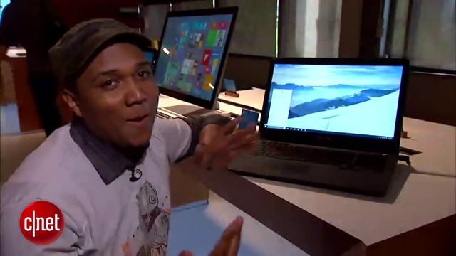 Hands-on with Cortana on a Windows 10 laptop смотреть онлайн