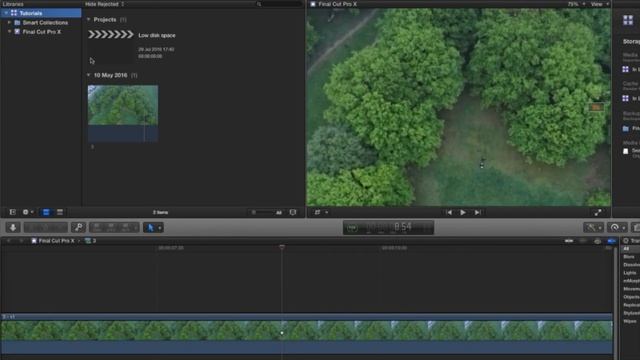 Final Cut Pro X - как освободить/сохранить место на диске. смотреть онлайн