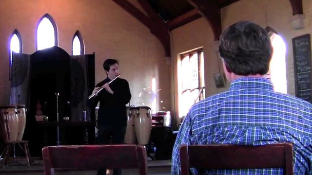 JS Bach - Partita in A minor, 2.Corrente - Orlando Cela, flute смотреть онлайн