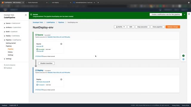 Deploy Nuxt Universal to AWS Elastic Beanstalk via AWS CodePipeline and Bitbucket смотреть онлайн