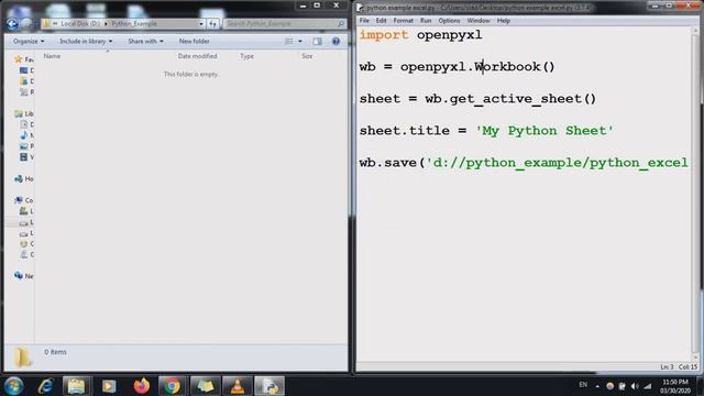 How to Create excel File using Python Program ( Python Program से excel फाईल कैसे बनाए) смотреть онлайн