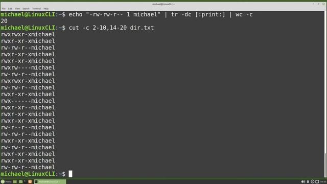 Linux Command Line (42) cut смотреть онлайн