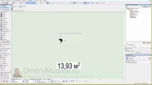 35 Задаём отметки уровней потолка на плане квартиры в Archicad