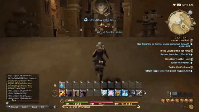 FF XIV: Harder Than Rock Lvl 5 Pugilist's Class Quest смотреть онлайн