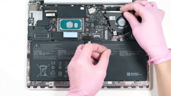 Microsoft Surface Laptop Go Full Disassembly Teardown Guide