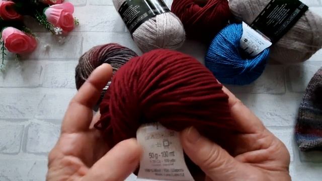 Моя покупка шикарной пряжи для шапок, капора и не только. смотреть онлайн