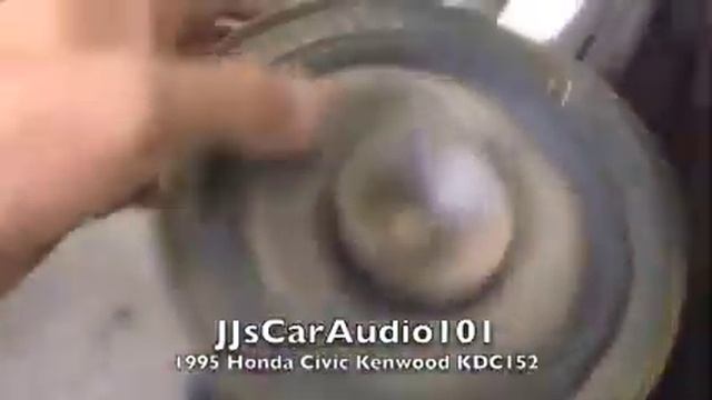 1995 Honda CIvic with Kenwood KDC152 radio смотреть онлайн