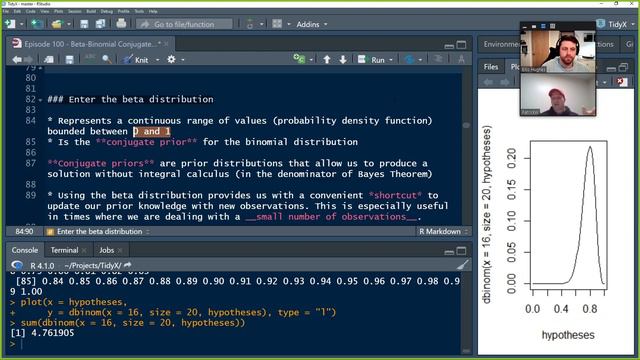 TidyX Episode 100 | Sampling, Simulation, and Intro to Bayes - Beta Bayes смотреть онлайн