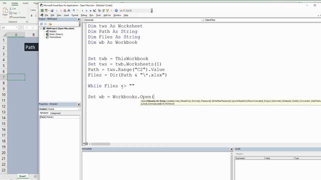 Excel VBA Open Files in Path and Edit смотреть онлайн