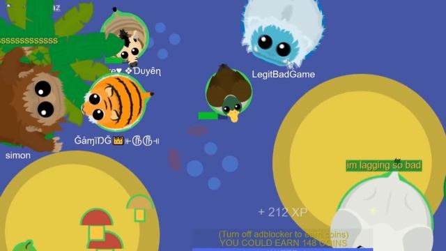 ULTIMATE BATTLE BETWEEN AQUA YETI & TOXIC CRABS in MOPE.IO смотреть онлайн