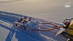 Прокладка лыжни в -25 на электрическом снегоходе Eliq Tiksy