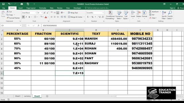 Number Format's part -2 in Ms Excel смотреть онлайн