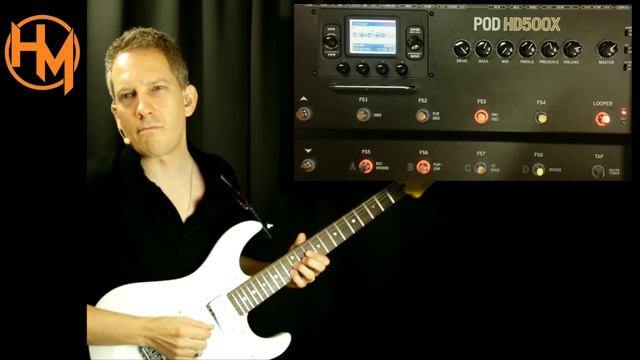 Line 6 POD HD500x How To Use The Looper