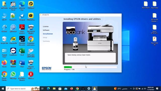 Download Epson L3170 Printer and Scanner Driver and Installation Tutorial - Windows 10 / 11. смотреть онлайн