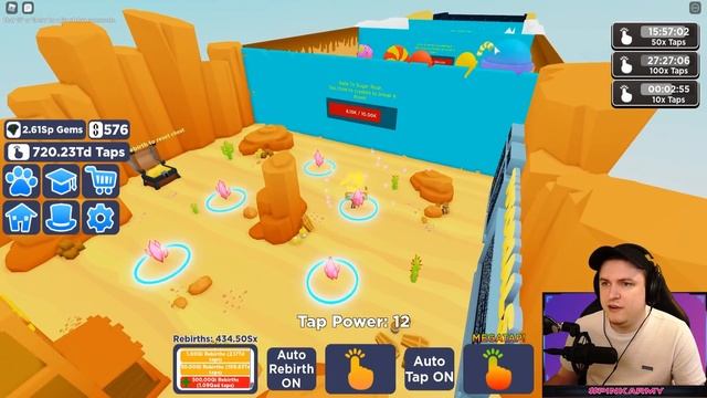2X POWER Codes And BEST WORLD Unlocked In Tapping Simulator! Roblox смотреть онлайн
