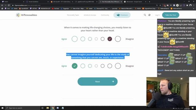 Quin69 Takes a Personality Test! **Extreme Stalling Warning** смотреть онлайн