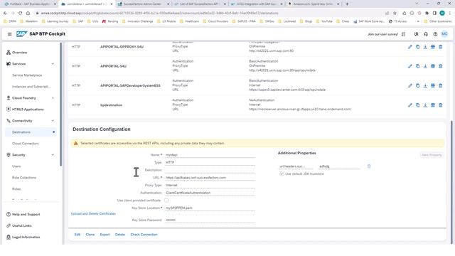 Part 3: SAP BTP Destinations (Client Certificate Authentication) смотреть онлайн