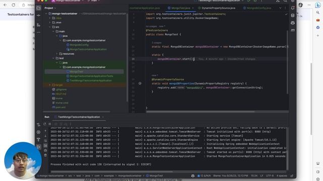 Spring integration with Test Integrating Test Containers with MongoDB смотреть онлайн