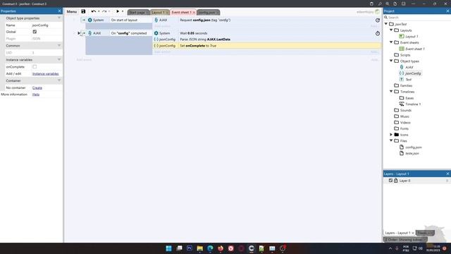 Como usar o plugin JSON no Construct 3, é bem fácil #c3 #construct3 #construct - Dicas #16 смотреть онлайн