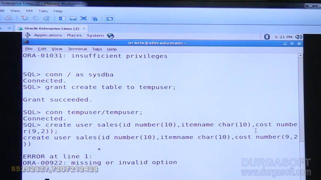 OracleDBA Tutorial ||User management in Oracle Management by shiva смотреть онлайн