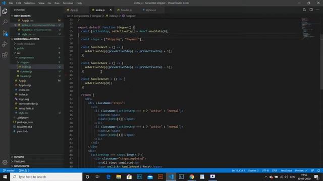Hindi: How to Develop Customized React Stepper Component | Multi-Step Form (UI + JS + Source Code) смотреть онлайн