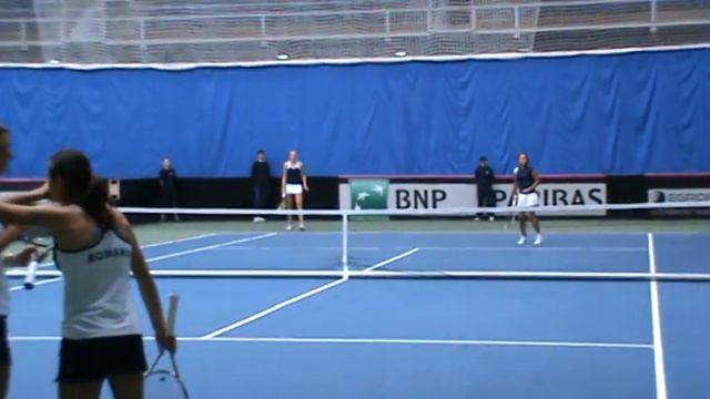 Begu/Niculescu def Rae/Watson for 2-1, Fed Cup 2014 Budapest смотреть онлайн