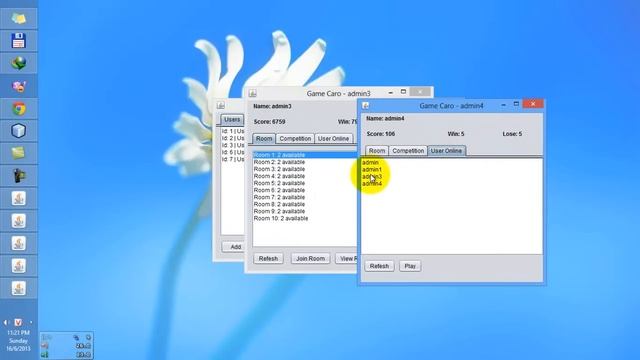 Đồ án cuối kỳ môn lập trình Java game Caro Server-Client смотреть онлайн