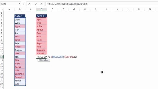 How to Compare two columns and add missing values in Excel смотреть онлайн