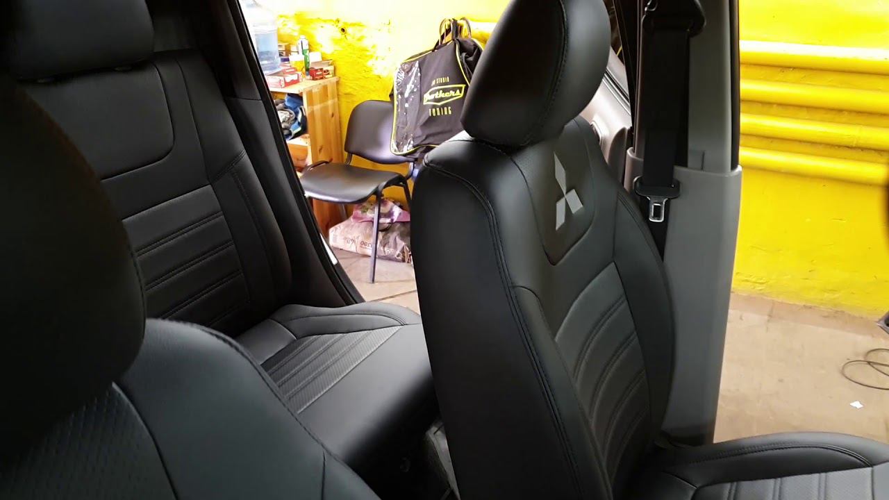Модельные чехлы Mitsubishi L 200 с вышивкой логотипа смотреть онлайн