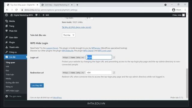 Đổi Đường Dẫn Trang Đăng Nhập WordPress (wp-admin) смотреть онлайн