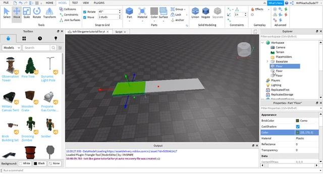 How to make a game like tower of hell || ROBLOX STUDIO TUTORIAL || Episode 1 || Basic map spawning смотреть онлайн