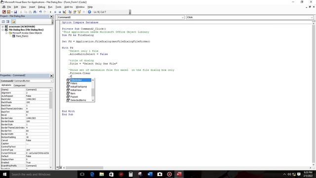 How to Create File Dialog Box in Ms Access смотреть онлайн