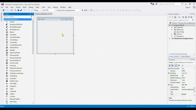 Tutorial Programación Windows Forms C# 1 --- Creación de un proyecto смотреть онлайн