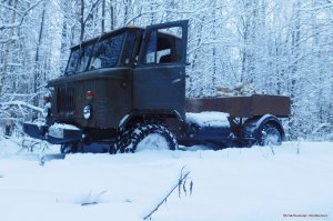 ГАЗ-66 с мотором ВАЗ-2110, снежный замес! Полная версия! A legendary truck with a new engine