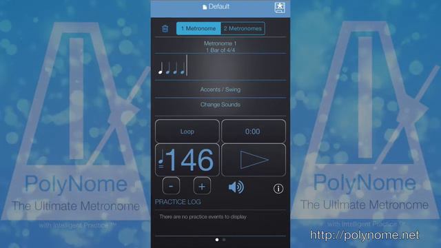 PolyNome - The Ultimate Metronome: Tempo Entry, Rep Counter and Timer смотреть онлайн